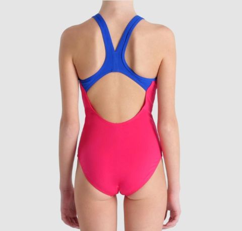 G BIGLOGO JR SWIM PRO BACK KIZ ÇOCUK YÜZÜCÜ MAYOSU/FREAK ROSE-NEON BLUE