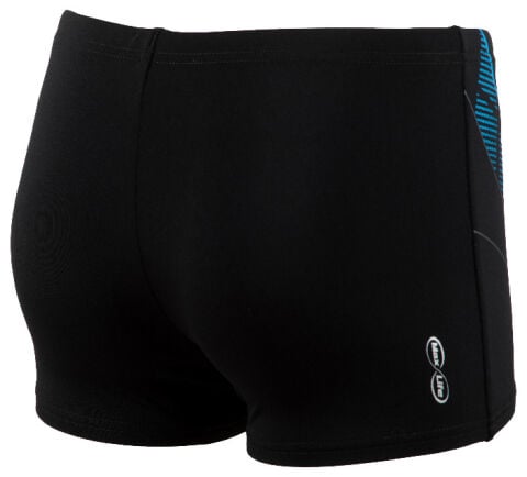 B WHEELIE JR SHORT ERKEK ÇOCUK YÜZÜCÜ MAYOSU /BLACK-TURQUOISE (12-13)