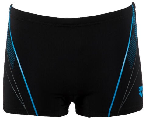 B WHEELIE JR SHORT ERKEK ÇOCUK YÜZÜCÜ MAYOSU /BLACK-TURQUOISE (12-13)