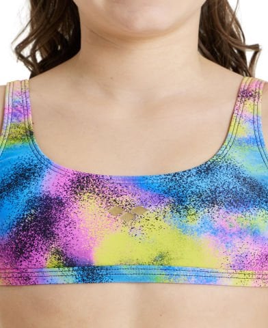 GIRL'S BIKINI TOP ALLOVER KIZ ÇOCUK BİKİNİ / MULTICOLOR