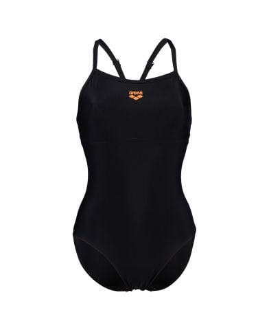 WOMENS ARENA SOLID SWIMSUIT LIGHTDROP BACK B KADIN YÜZÜCÜ MAYOSU/BLACK