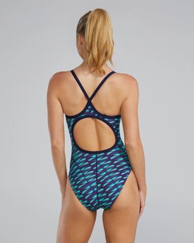 TYR Women's Diamondfit Swimsuit - Dragonflyte Kadın Mayosu