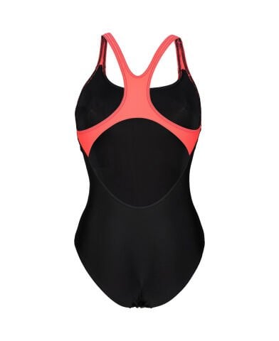 WOMENS SWIM PRO BACK GRAPHIC KADIN YÜZÜCÜ MAYOSU/BLACK RED