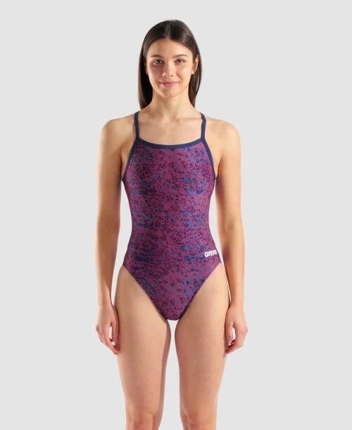 W ARENA SNAKE SKIN SWIMSUIT CHALLENGE/NAVY-TEAM REDWHITEBLUE