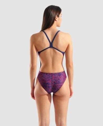 W ARENA SNAKE SKIN SWIMSUIT CHALLENGE/NAVY-TEAM REDWHITEBLUE