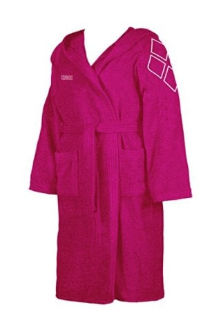 ( 1 -3 YAŞ ) ZODIACO KIDS ÇOCUK HAVLU BORNOZ / FUSCHIA-WHITE  / S BEDEN (1-3 YAŞ), S