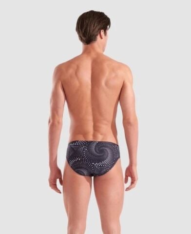 MEN'S ARENA FIREFLOW SWIM BRIEFS/TEAM BLACK