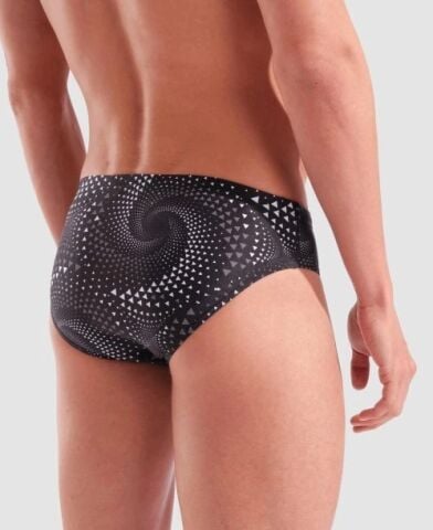 MEN'S ARENA FIREFLOW SWIM BRIEFS/TEAM BLACK