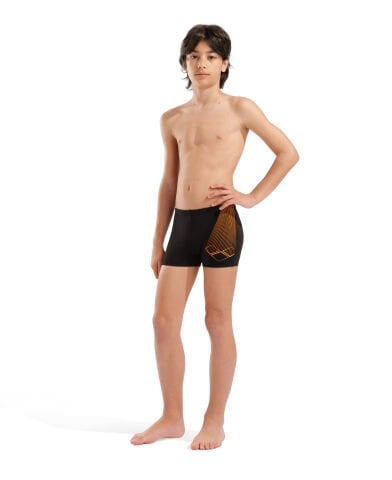 B Arena Bright Swim Short Black Erkek Çocuk Şortu