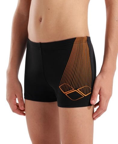 B Arena Bright Swim Short Black Erkek Çocuk Şortu