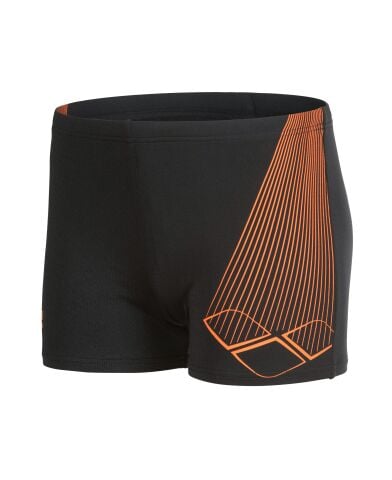 B Arena Bright Swim Short Black Erkek Çocuk Şortu