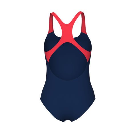 WOMENS ARENA REFLECTING SWIM PRO BACK /NAVY-BRIGHT KADIN MAYOSU