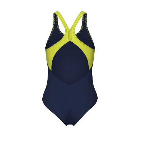 WOMENS ARENA KIKKO V BACK GRAPHIC/NAVY-SOFT GREEN