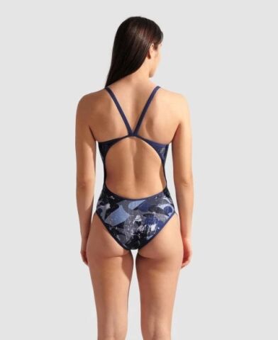 WOMEN'S ARENA SCRATCHED SWIMSUIT SUPER FLY BACK/NA