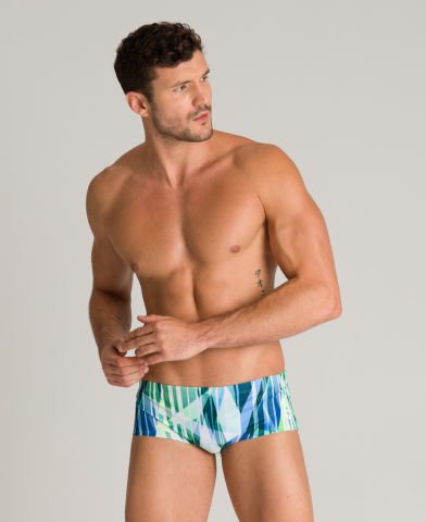 M SHADING PRISM LOW WAIST SHORT ERKEK YÜZÜCÜ MAYOSU /  NAVY MULTI