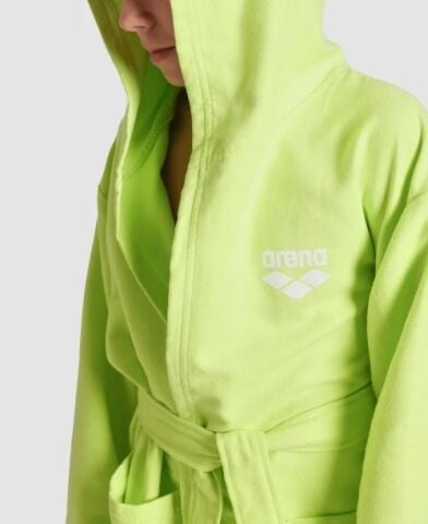 ARENA ZEAL JR ROBE/ARCTIC LIME-WHITE ÇOCUK BORNOZU