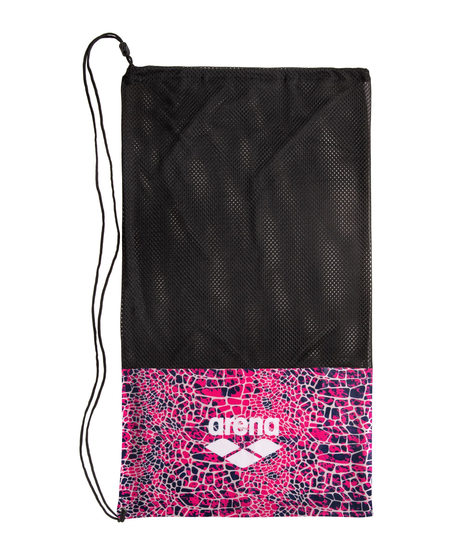 Snakeskin Mesh Bag Pink File Çanta