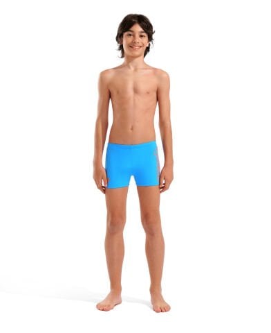 Boys Arena Logo Swim Short Turquoise erkek çocuk mayosu