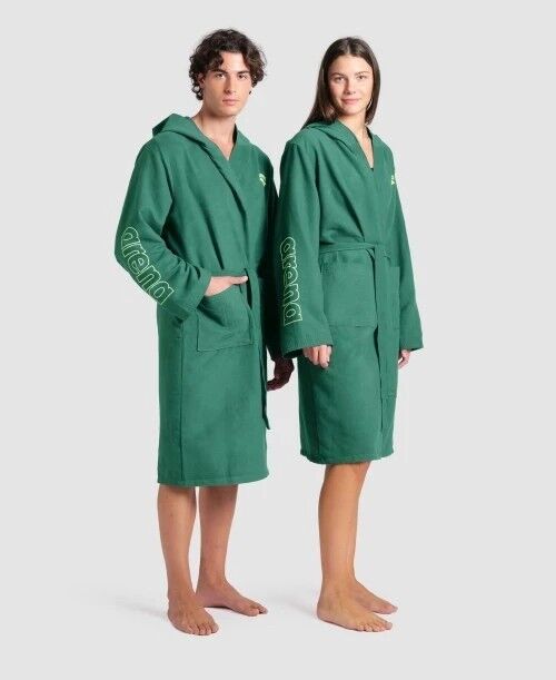 ARENA ZEAL ROBE/DARK SAGE-ARTIC LIME YETİŞKİN BORNOZU