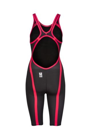 W CARBON FLEX VX  KADIN YARIŞ MAYOSU(AÇIK SIRT) / DARK GREY, FLUO RED