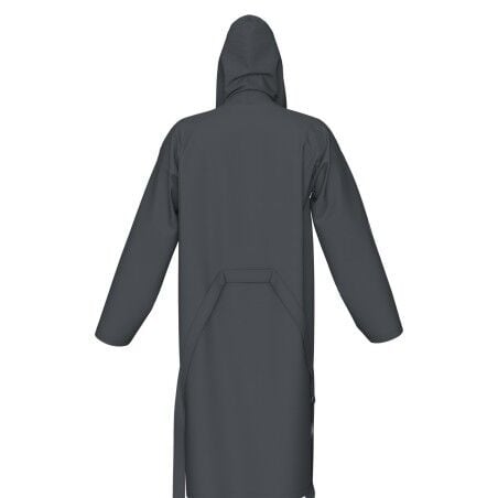 ARENA ZEAL ROBE/ASPHALT-WHITE YETİŞKİN BORNOZU