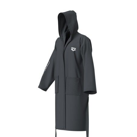 ARENA ZEAL ROBE/ASPHALT-WHITE YETİŞKİN BORNOZU