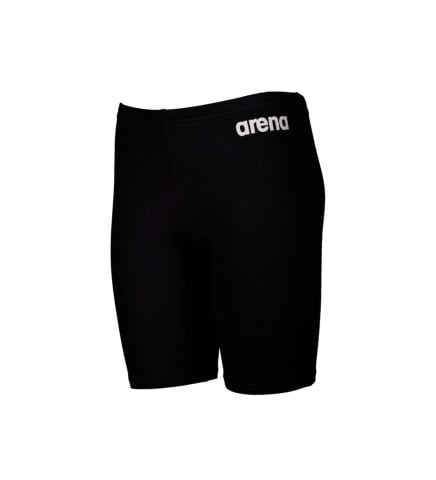 B SOLID JAMMER JR  ERKEK ÇOCUK YÜZÜCÜ MAYOSU/ BLACK-WHITE