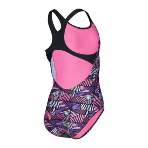 GIRL'S ARENA CANDIES SWIMSUIT SWIM PRO BACK L/MULTI BLACK