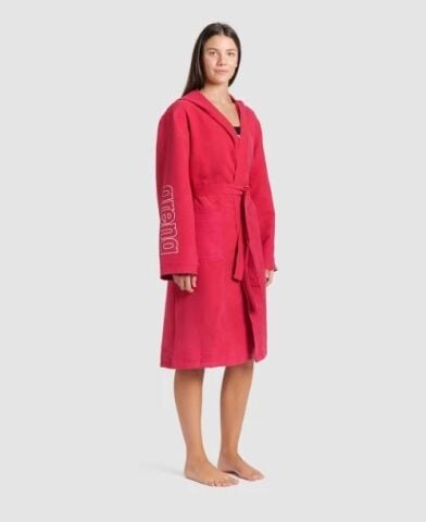 ARENA ZEAL ROBE/RED-WHITE YETİŞKİN BORNOZU
