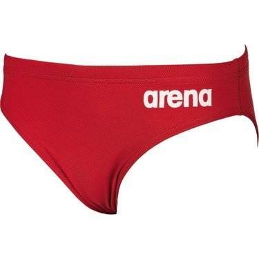 B SOLID JR BRIEF ERKEK ÇOCUK YÜZÜCÜ MAYOSU / RED-WHITE