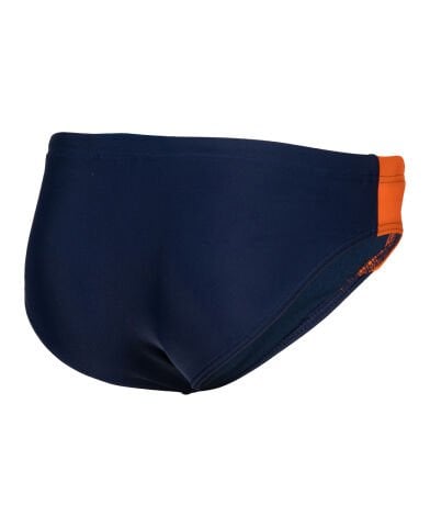 B THRICE JR BRIEF ERKEK ÇOCUK YÜZÜCÜ MAYOSU / NAVY-MANGO-WHITE