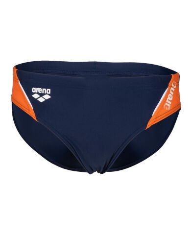 B THRICE JR BRIEF ERKEK ÇOCUK YÜZÜCÜ MAYOSU / NAVY-MANGO-WHITE