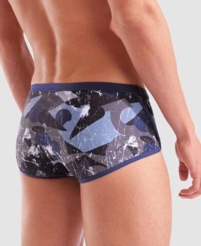 MEN'S ARENA SCRATCHED SWIM LOW WAIST SHORT
