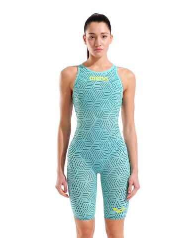 W POWERSKIN CARBON AIR2 LE OB WATER MULTI - BLACK Kadın Yarış Mayosu