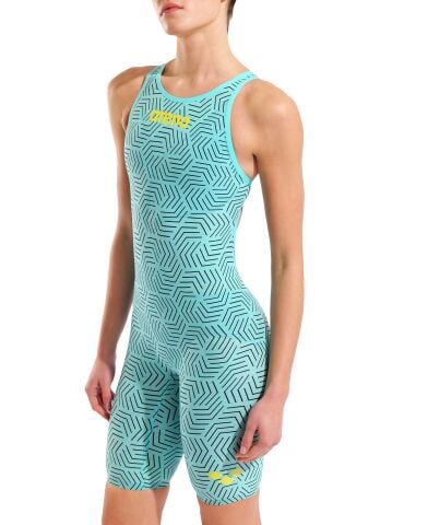 W POWERSKIN CARBON AIR2 LE OB WATER MULTI - BLACK Kadın Yarış Mayosu