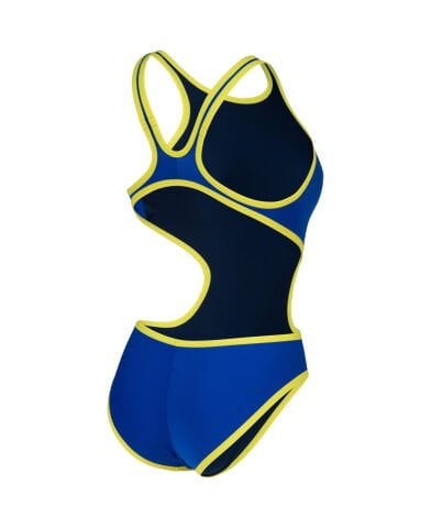 W ARENA ONE BIGLOGO KADIN YÜZÜCÜ MAYOSU / NEON BLUE-SOFT GREEN