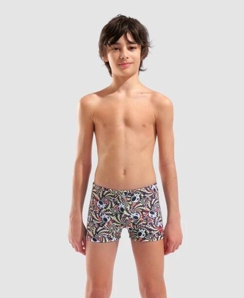 BOY'S ARENA FUN SKULLS  SWIM SHORT