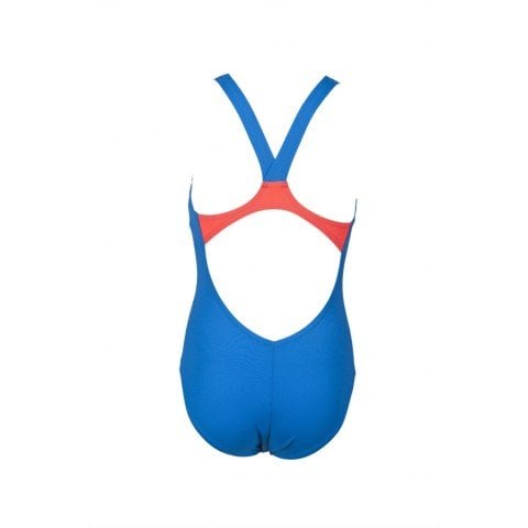 G FEELING JR V BACK ONE PIECE KIZ ÇOCUK YÜZÜCÜ MAYOSU / PIX BLUE SHINY PINK