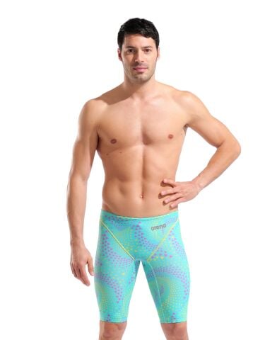 M POWERSKIN ST NEXT LE JAMMER FIREFLOW - SEAGLASS Erkek Yarış Mayosu