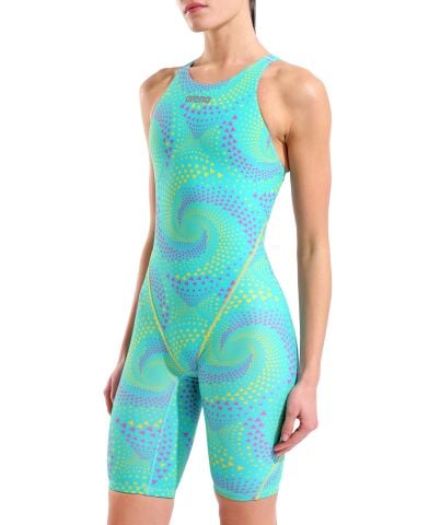 W POWERSKIN ST NEXT LE OB FIREFLOW - SEAGLASS Kadın Yarış Mayosu