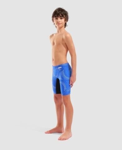 BOY'S ARENA FIREFLOW SWIM JAMMER/BLACK TEAM ROYAL