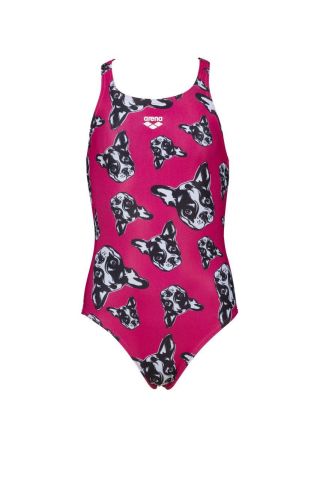 G FUNNY DOGGS V BACK KIZ ÇOCUK YÜZÜCÜ MAYOSU /FREAK ROSE - MULTI