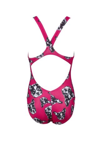 G FUNNY DOGGS V BACK KIZ ÇOCUK YÜZÜCÜ MAYOSU /FREAK ROSE - MULTI