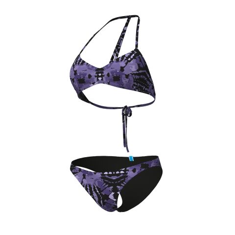 W ARENA WATER PRINTS BIKINI BANDEAU BATIK Kadın Bikini Takımı