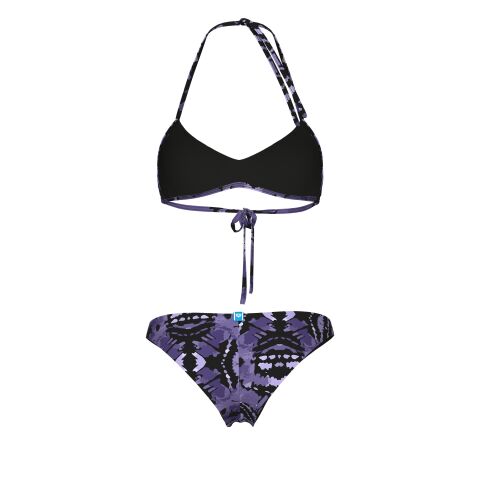 W ARENA WATER PRINTS BIKINI BANDEAU BATIK Kadın Bikini Takımı