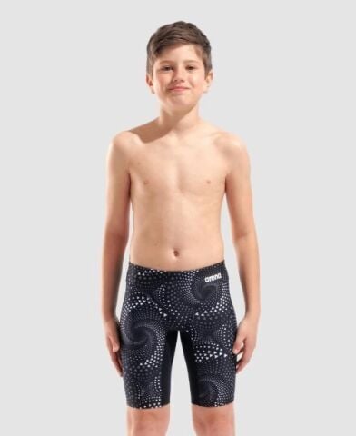 BOY'S ARENA FIREFLOW SWIM JAMMER/BLACK TEAM BLACK