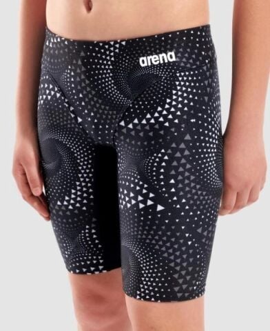 BOY'S ARENA FIREFLOW SWIM JAMMER/BLACK TEAM BLACK