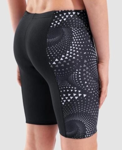 BOY'S ARENA FIREFLOW SWIM JAMMER/BLACK TEAM BLACK