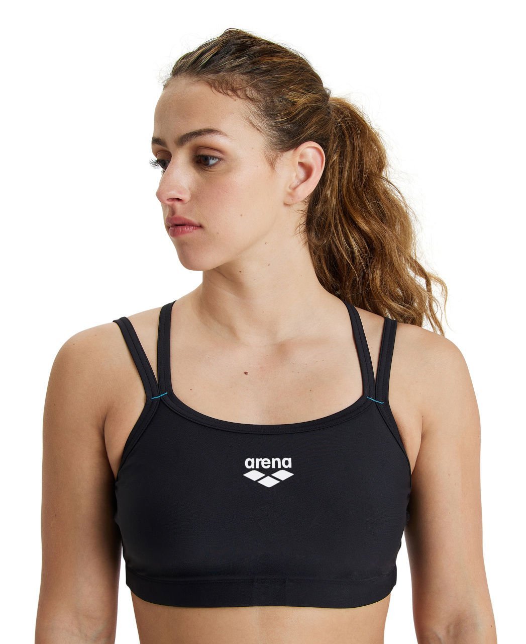 WOMENS BRA TOP SOLID/BLACK FITNESS BÜSTİYERİ