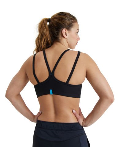 WOMENS BRA TOP SOLID/BLACK FITNESS BÜSTİYERİ